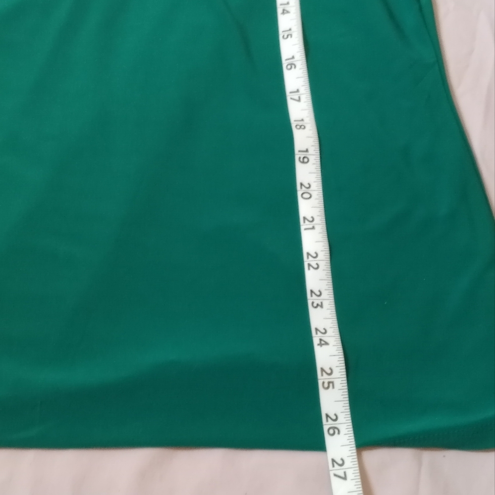 ADELE & MAY, Chic Green Blouse with Ruffle Sleeves, Size Xl - Picture 6 of 11